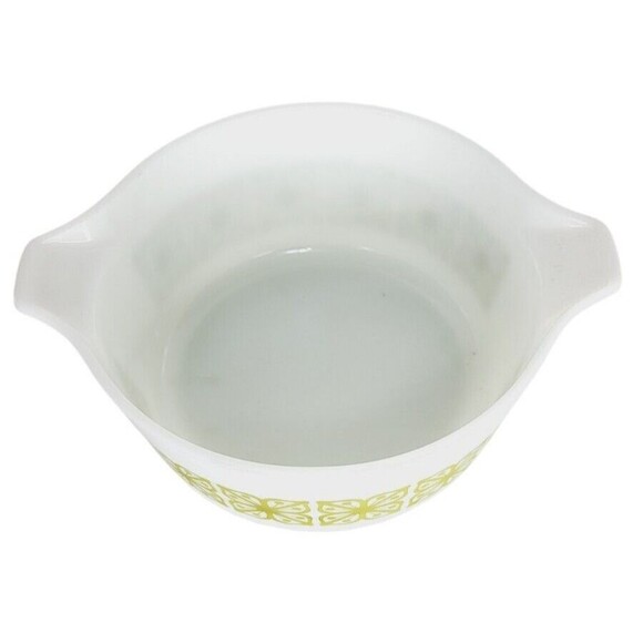 Vintage 60s Pyrex Verde Square Covered Divided Dish & Casserole Dish Set - Picture 7 of 16